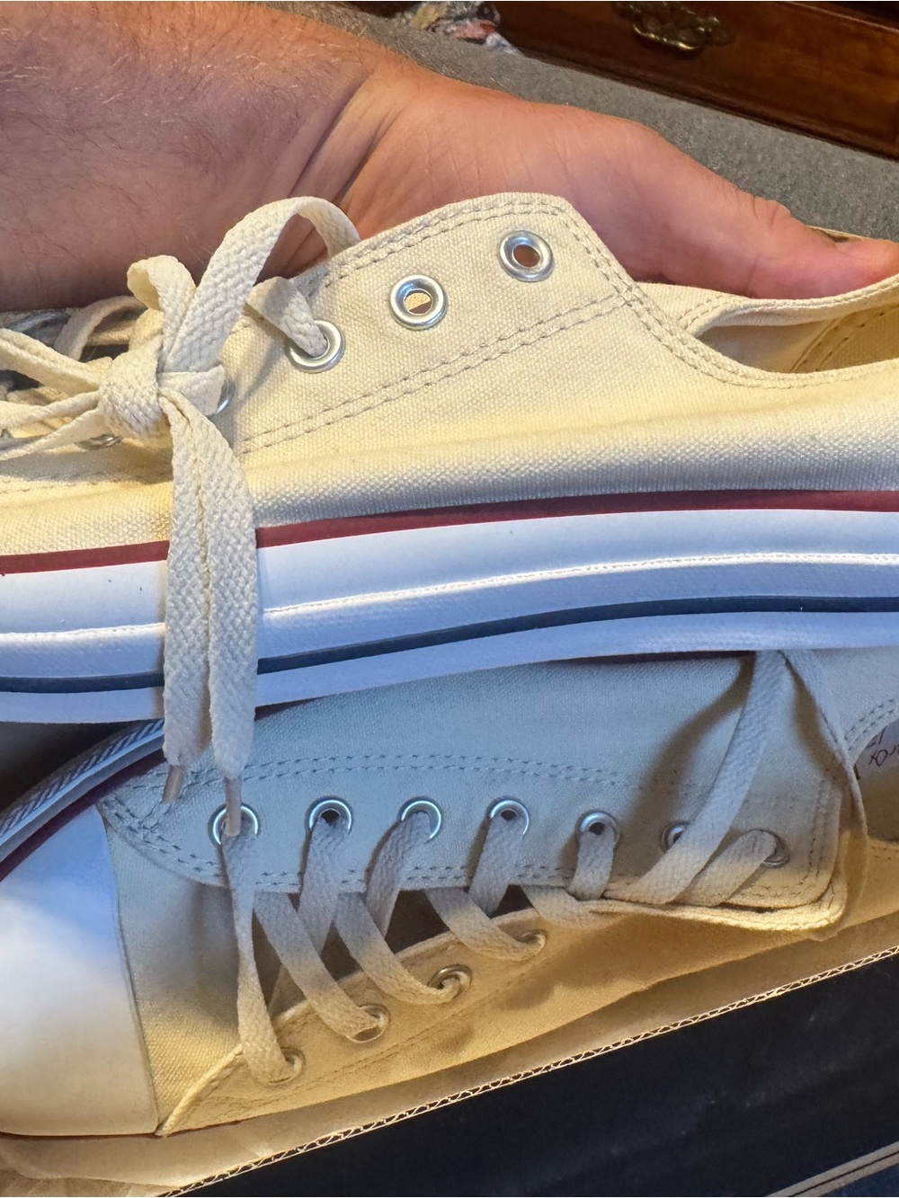 Converse Chuck Taylor All Dtar OX Low Top White Mens 13/ Women’s 15 New in Box - Picture 10 of 14